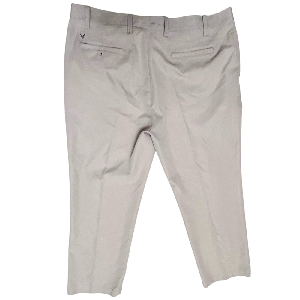 Callaway Mens Golf Pants Beige Flat Front Sz 40x30 - Picture 5 of 12